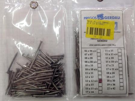 PREGO POLIDO GRANEL 15 X 15 ref. 02.0113