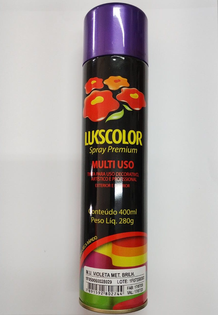 SPRAY LUKS VIOLETA METALICO 400ML ref. 022219