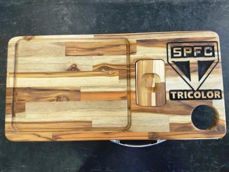 TABUA  CHURRASCO COM BANDEJA SAO PAULO ref. 022551