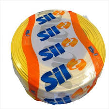 FIO ROLO CABO AUTO 100 MTS SIL 2,5MM AMARELO ref. 027130