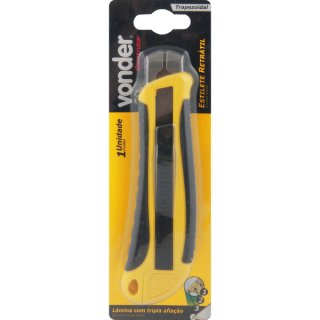 ESTILETE C/LAMINA RETRATIL TRAPEZOIDAL VONDER ref. 023340