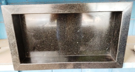 NICHO BANHEIRO GRANITO 30X60 PRETO ref. 023574