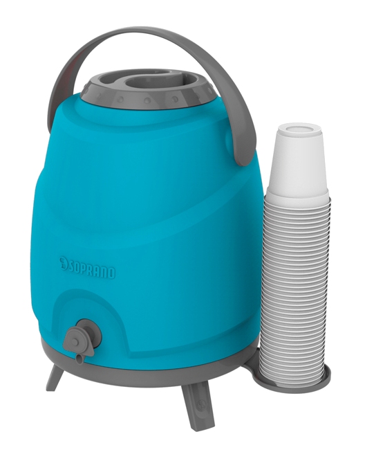 GARRAFAO TERMICO 12 LITROS C/ TORN. C/ PE AZUL ref. 023858