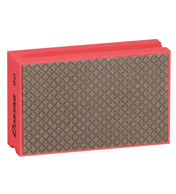 ESPONJA DIAMANTADA DESBASTE G-60 VERMELHA ref. 024968
