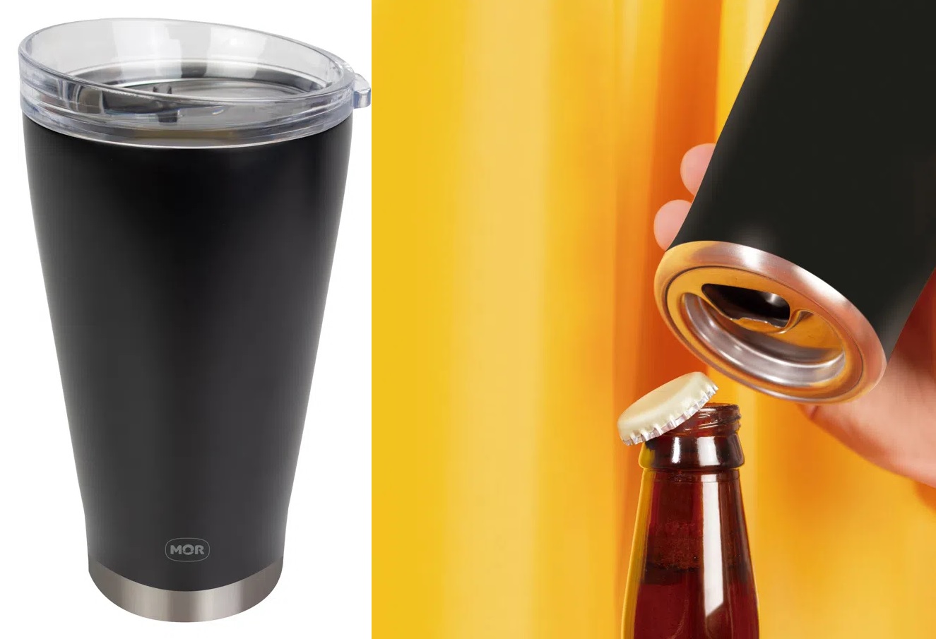 COPO TERMICO 700ML PRETO (QUENTE/FRIO) ref. 025017