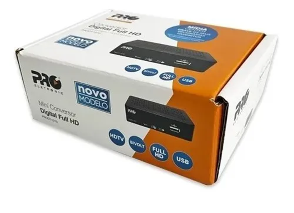 CONVERSOR DIGITAL FULL HD PRODT-1270 NOVO MODELO ref. 025228