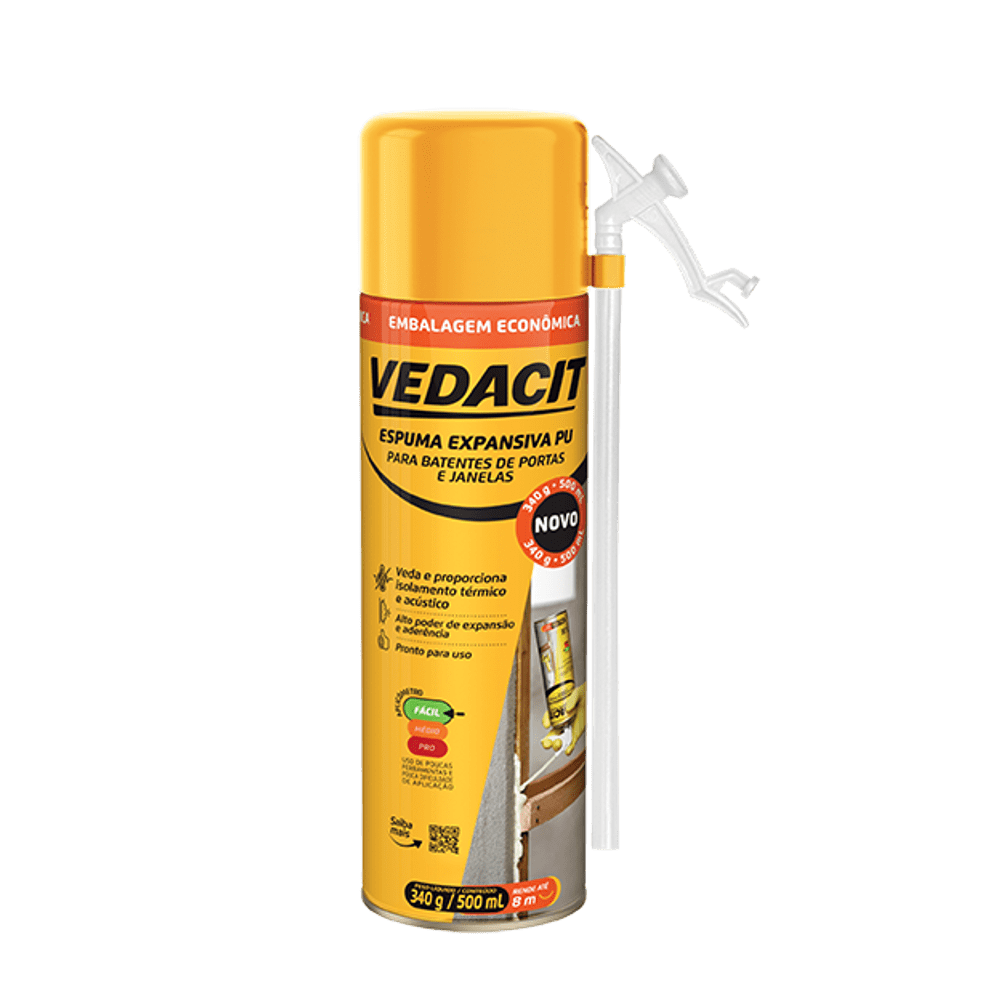 SPRAY  ESPUMA EXPANS. 500ML 340G OTTO EXPANCIT ref. 025463