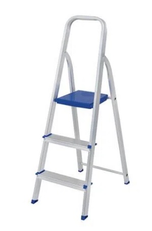 ESCADA ALUMINIO 3 DEGRAUS MOR ref. 025503