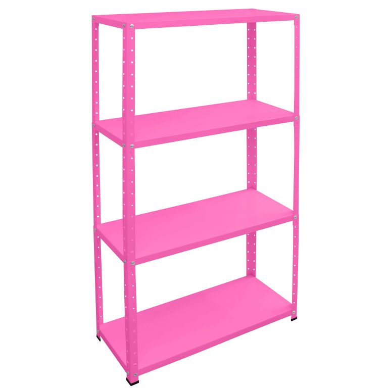 ESTANTE ACO MEGA N.03 155X068X030 4 BAND. ROSA ref. 025543