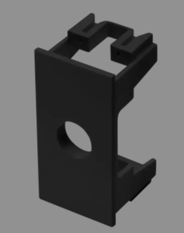 MODULO FAME HABITAT FURO FIO (2 PC) PRETO   4044 ref. 025655