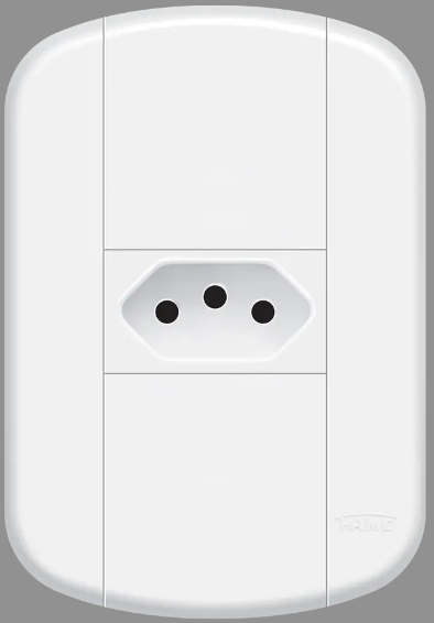 CONJ.M.FAME BLANC+ MAIS 1 TOMADA 10A 3914 ref. 025693