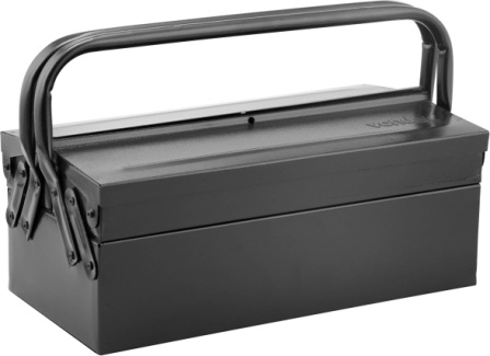 CAIXA FERRAMENTA FERRO 3 GAV 040 PRETA VONDER ref. 025778