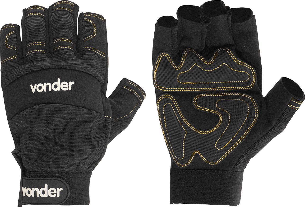 LUVA PROTECAO VONDER MULTIUSO SEM DEDOS LMV300 ref. 026002