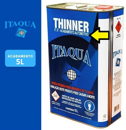 THINNER ITAQUA IT FORTE 37        DILUICAO GALAO 5 LITROS ref. 026167
