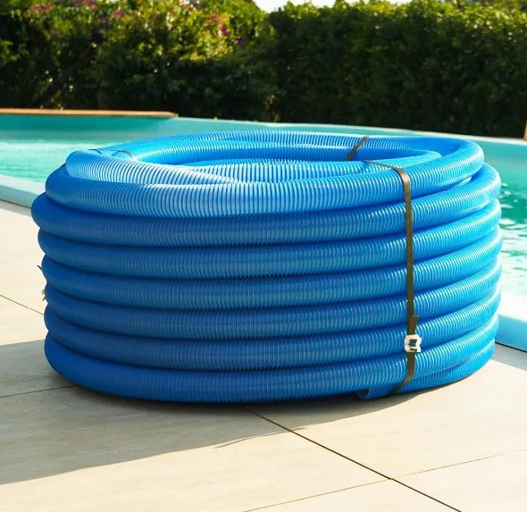 PISCINA MANGUEIRA METRO AZUL TRANSPARENTE 1.1/2 ref. 026228