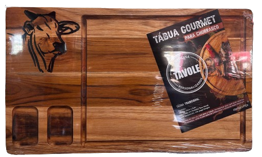 TABUA  CHURRASCO  TRADICIONAL CABECA DE BOI ref. 026247