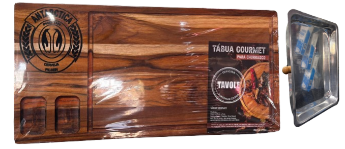 TABUA  CHURRASCO COM BANDEJA ANTARTICA ref. 026268