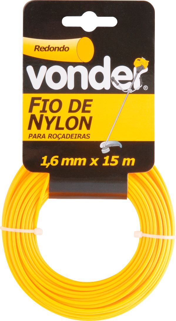 FIO NYLON P/ APARADOR GRAMA  1.6MM 15 METROS ref. 026515