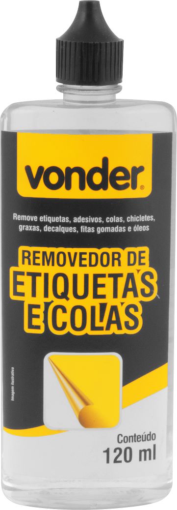 REMOVEDOR  ETIQUETAS E COLAS VONDER 120ML ref. 026518