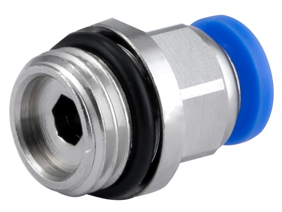 ENGATE RAP. AR TUBO PU CONEXAO BUCHA R.1/4 X 6MM ref. 026626