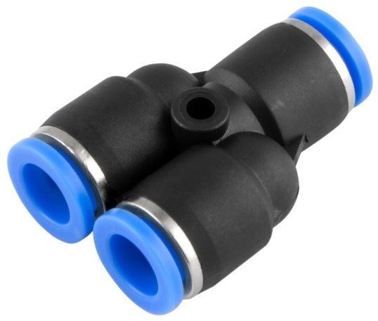 ENGATE RAP. AR TUBO PU CONEXAO JUNCAO Y 6MM ref. 026627