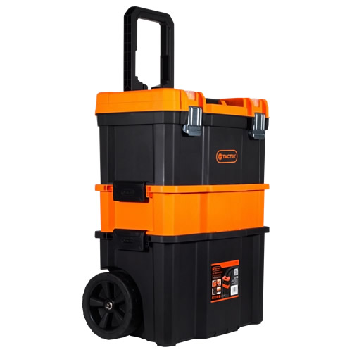 CAIXA FERRAMENTA PVC 3X1 COM RODAS INDUSTRIAL ref. 026683 - Imagem 2