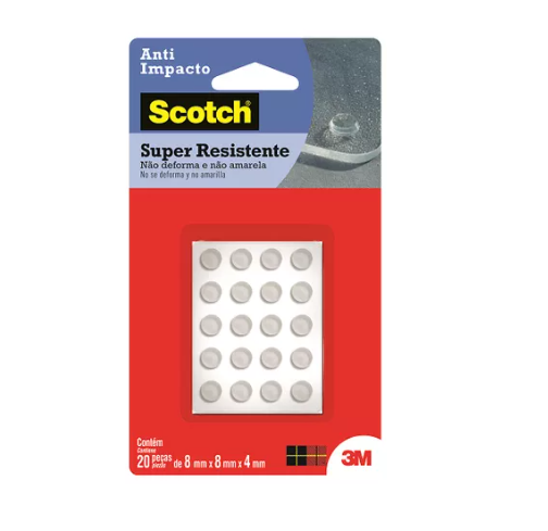 PROTETOR ANTI-IMPACTO 3M RED 8X4,0MM 20UN 4263057 ref. 026684