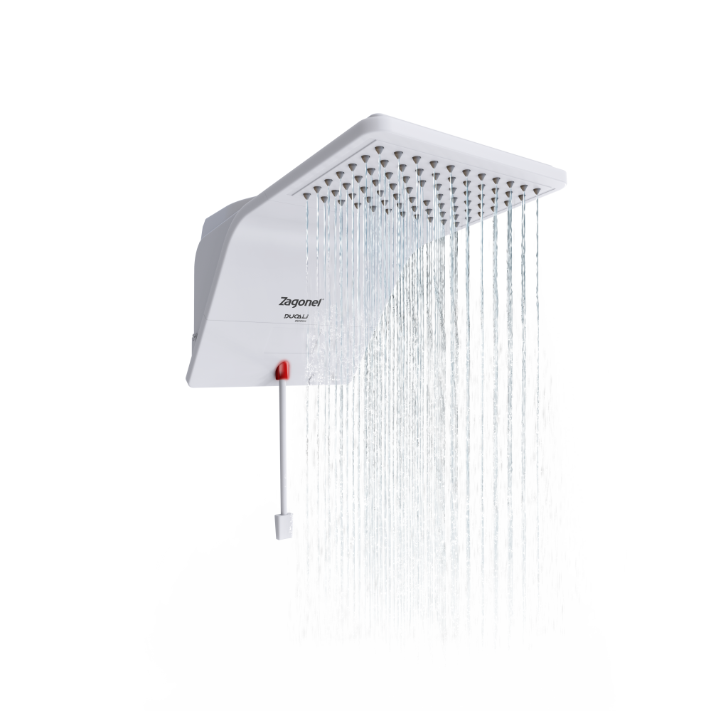 DUCHA ZAGONEL DUCALI ELETRONICA 127V X 5500W BRANCO ref. 026699 - Imagem 2