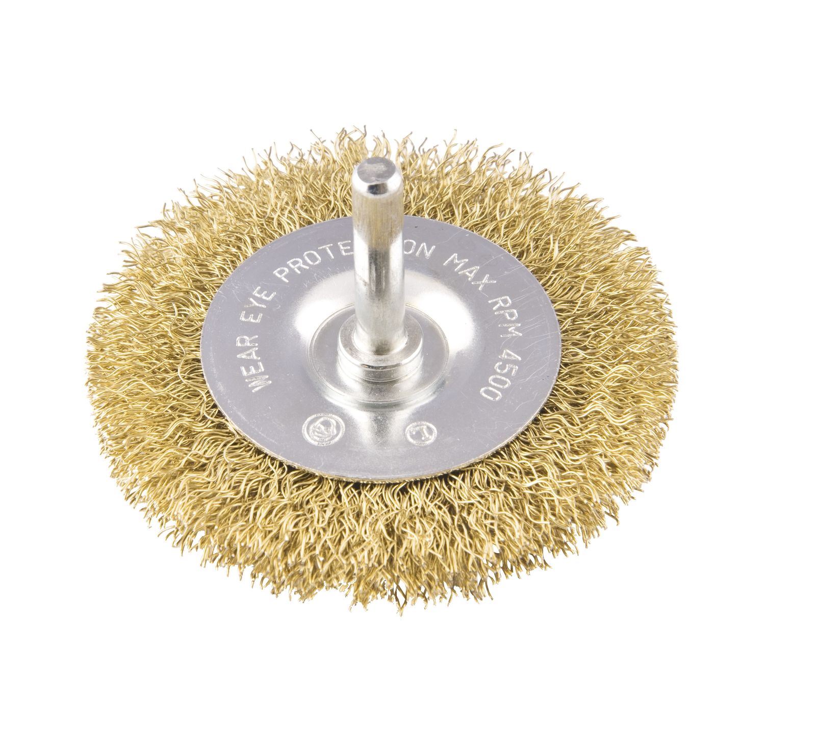 ESCOVA ACO CARBONO CIRCULAR 3 X 3/8 C/ HASTE 1/4 ref. 026957