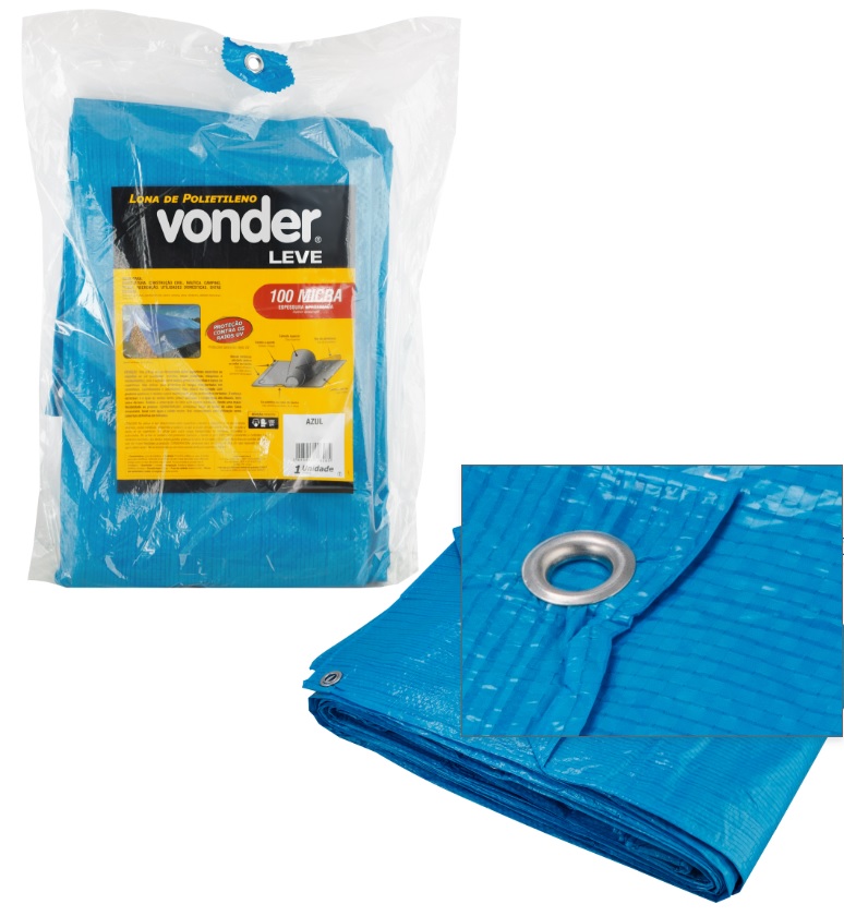 LONA  VONDER 12.00 X 10.00 AZUL ref. 026975