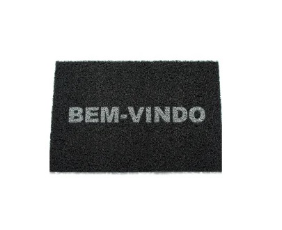 TAPETE FIBRA VINIL 60CM X 40CM BEM-VINDO ref. 027011