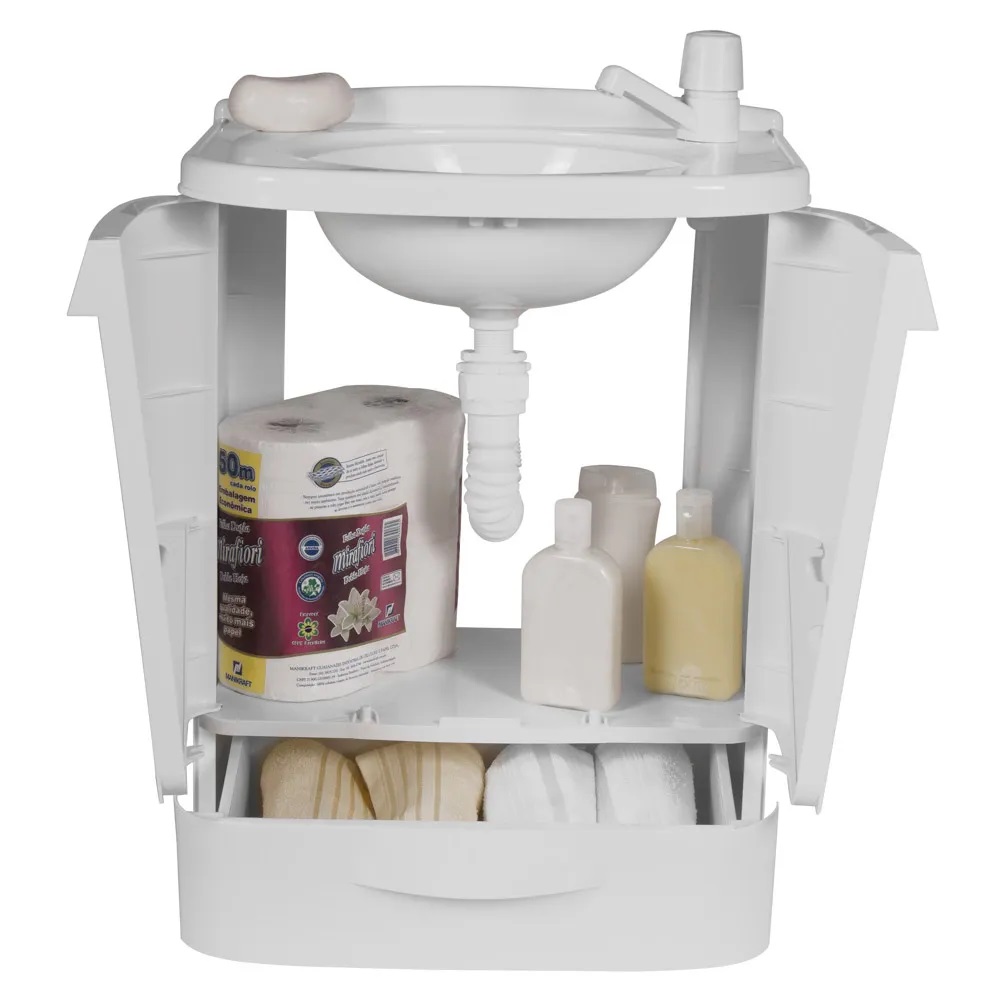 GAB. BANH. ASTRA C/LAVAT.PLAST.BRANCO GAB5 FIT ref. 027284 - Imagem 3