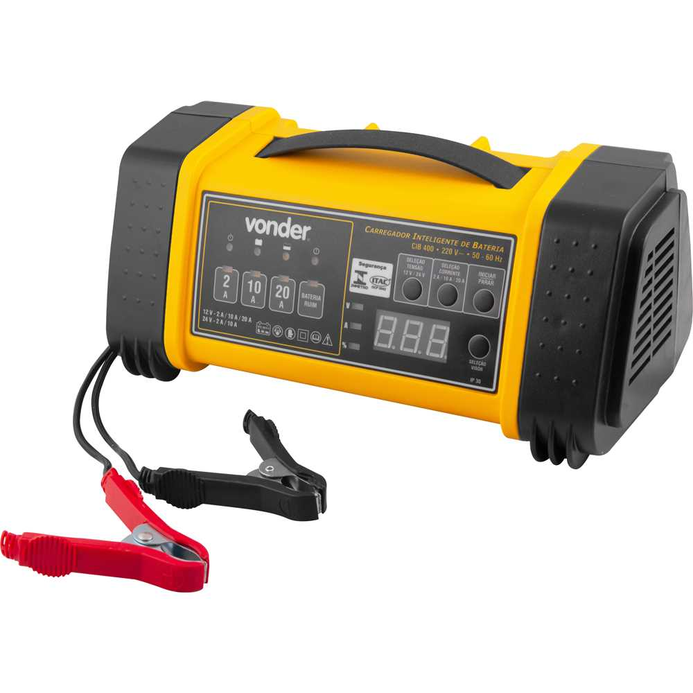 CARREGADOR BATERIA AUTO 12V/24V CIB 400 220V ref. 027290