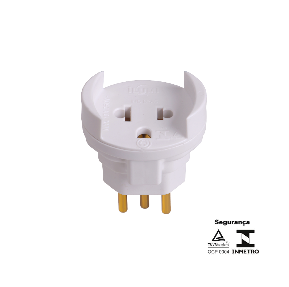 PINO ADAPTADOR 3 PINOS NV P/ 2P+T ANTIGO ref. 027320