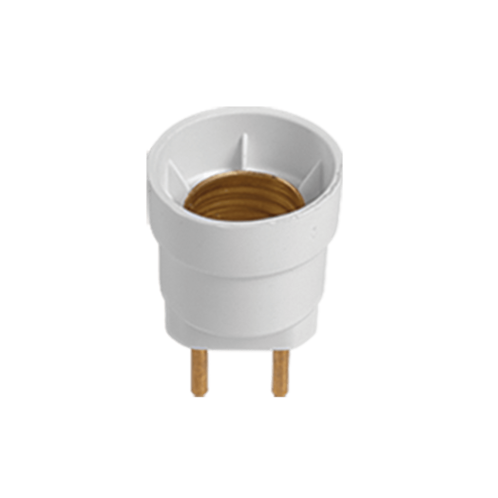 PINO MACHO PORTA LAMPADA SOQUETE BRANCO ref. 027322