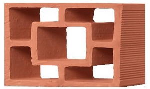 ELEMENTO CERAMICA VAZADO DIAGONAL QUADRADO ref. 08.0062