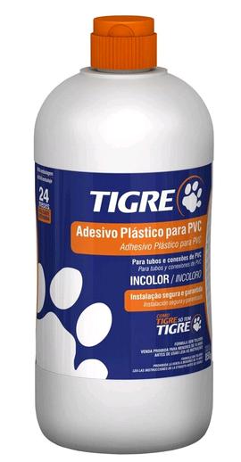 COLA CANO ADESIVO PVC TIGRE FRASCO  850GR ref. 09.0013