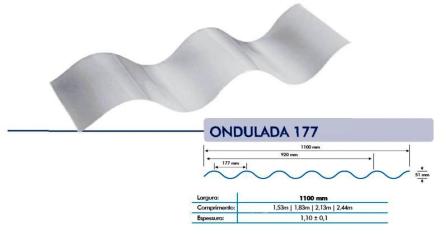 TELHA TRANSP.LEITOSA ATCO 110X244 ref. 10.0152