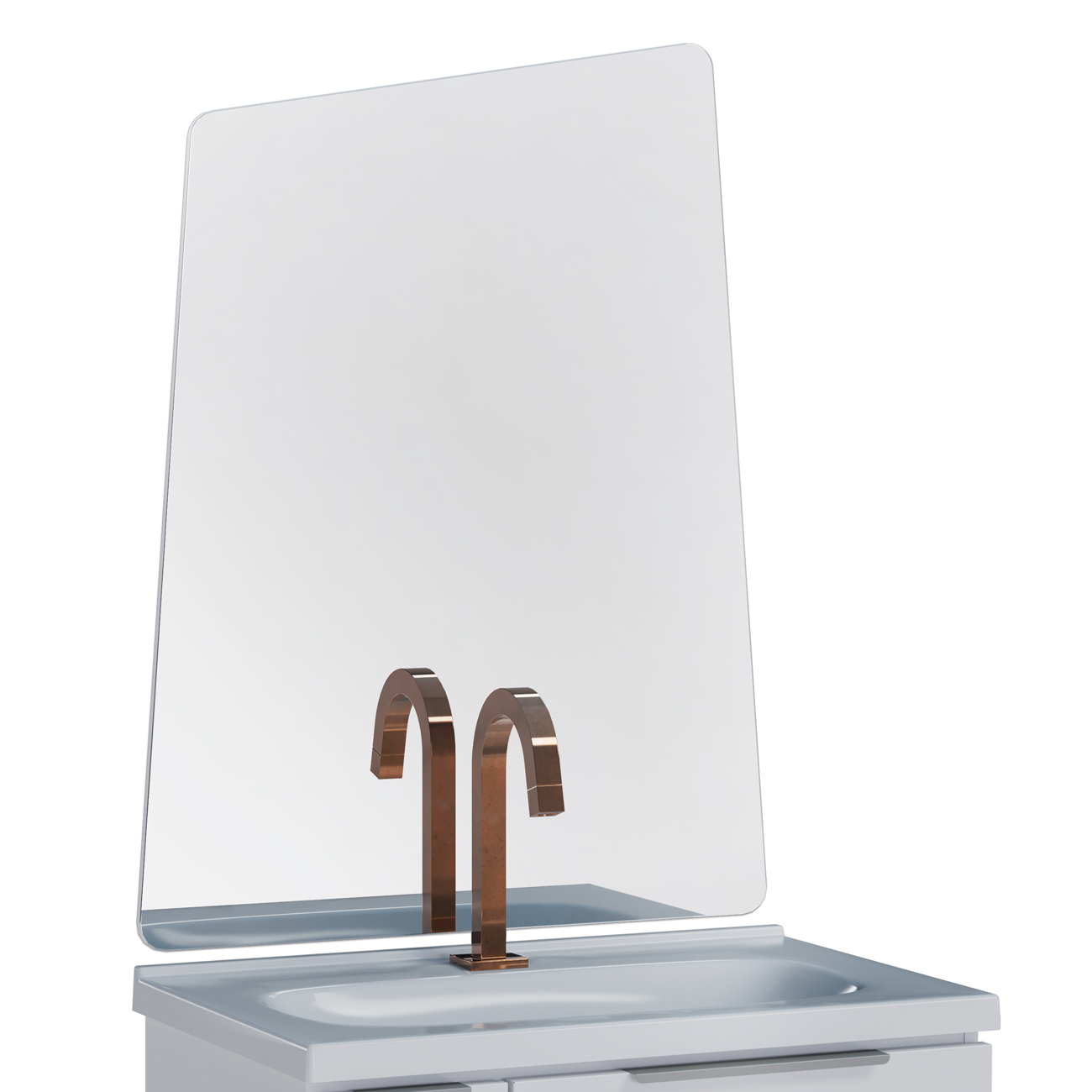 ESPELHEIRA ESPELHO COZIMAX TOPAZIO 800X600X3MM ref. 102890