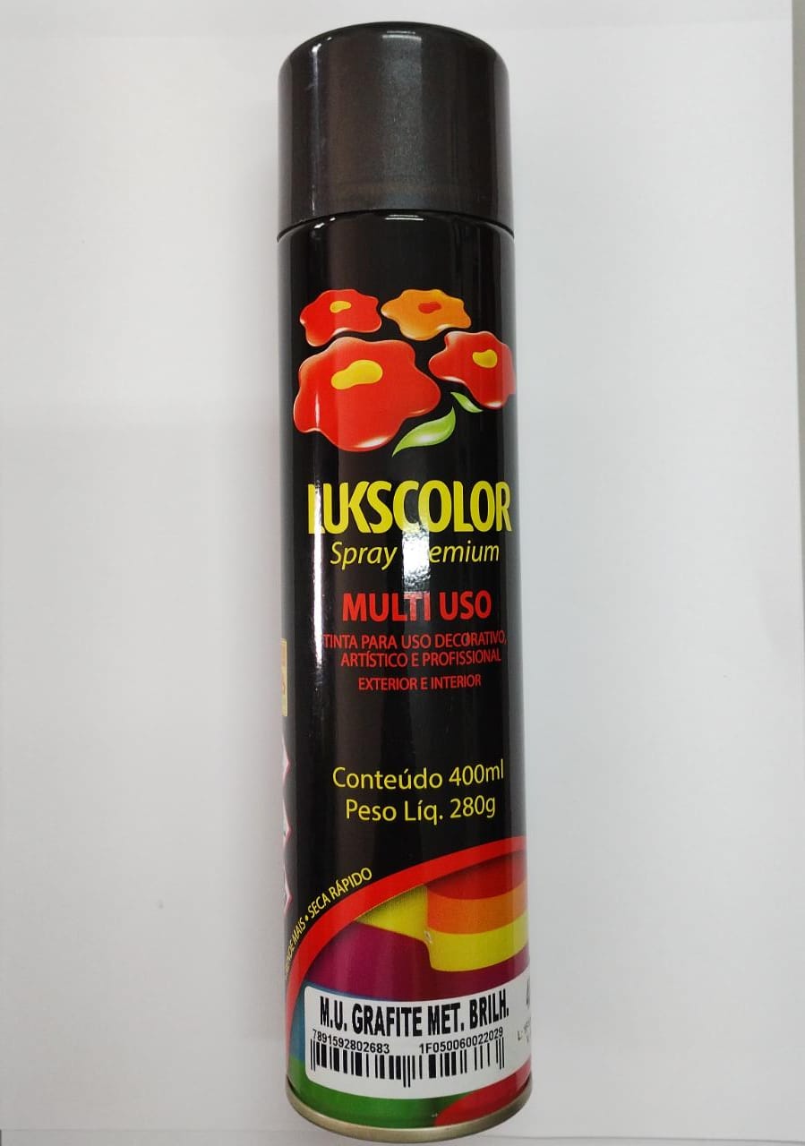 SPRAY LUKS GRAFITE METALICO 400ML ref. 11.0255