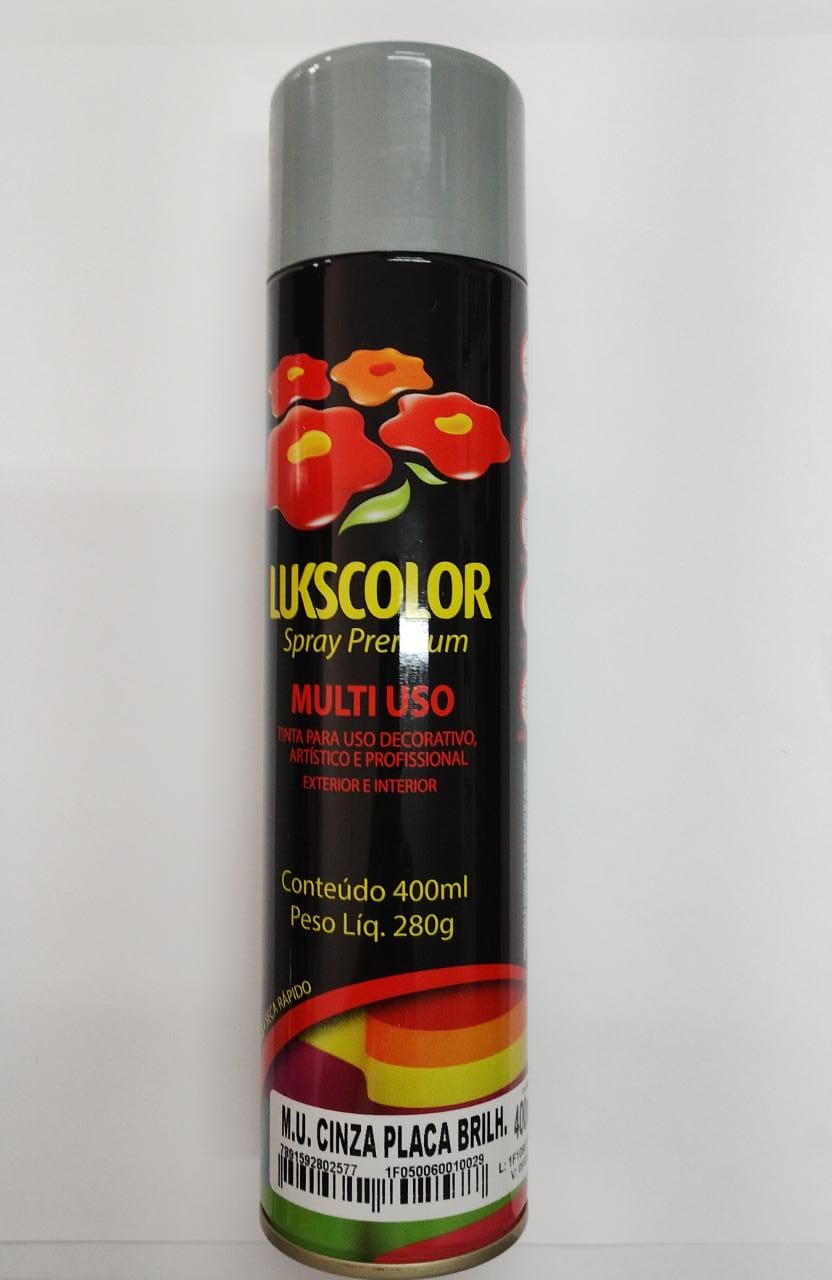 SPRAY LUKS CINZA BRILHANTE 400ML ref. 11.0256