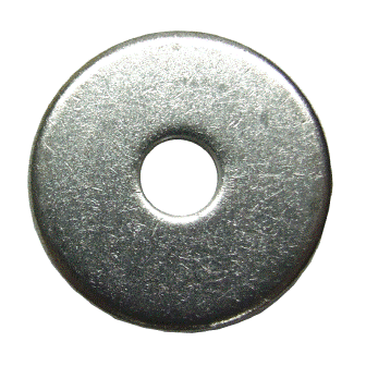 ARRUELA LISA ZINCADA B 3/16 - FUNILEIRO (LARGA) ref. 026431