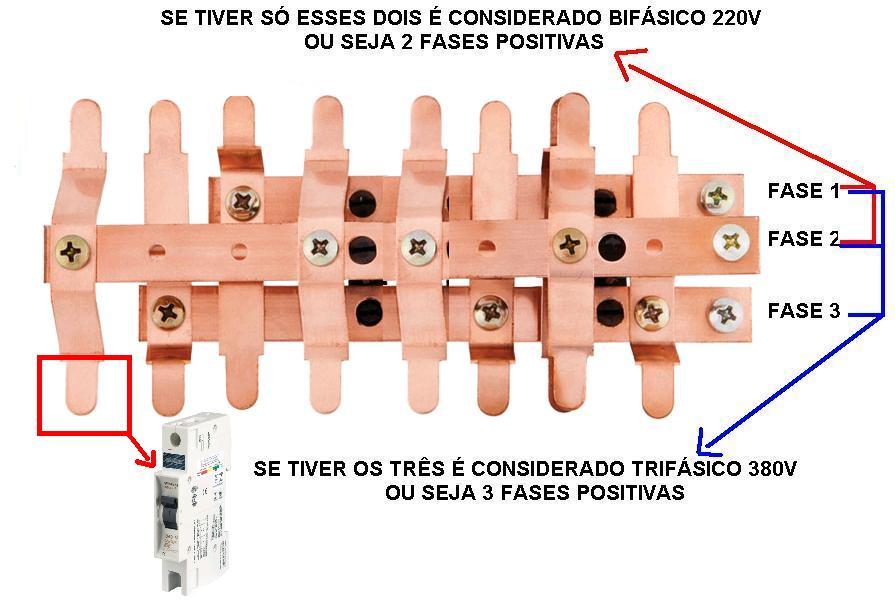 BARRAMENTO 34 DISJ.BIFASICO   DIN ref. 12.0863