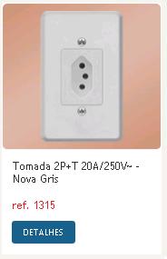 CONJ.M.FAME 1 TOMADA PADR.20A 1315 ref. 12.0932