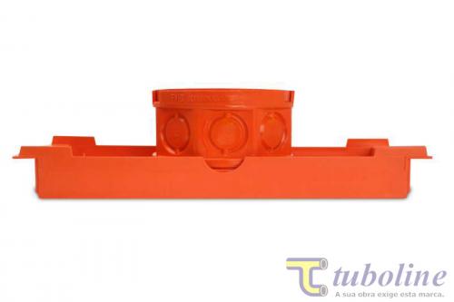 CAIXINHA LUZ LAJE 25 P.V.C TUBOLINE ANTI-CHAMA AM/LJ ref. 12.1138