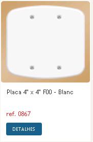 ESPELHO FAME 4X4 BLANC CEGO   0867 ref. 12.1243