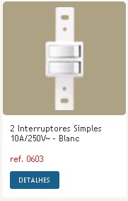 CONJ.SEM ESPELHO 2 INT. SIMPLES    0603 ref. 12.1296