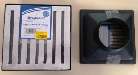 CAIXA PLUVIAL P.V.C C/GRELHA 20X020 SAIDA FUNDO ref. 13.0708