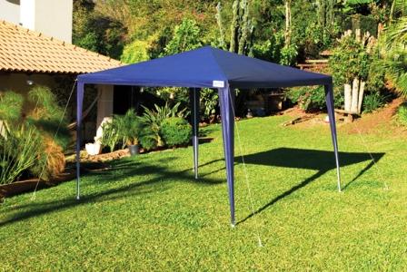 GAZEBO RAFIA 3 X 3 AZUL   MOR ref. 13.0840