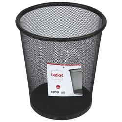 LIXEIRA METAL MOR CESTO ACO PRETA 11L 8235 ref. 14.1219